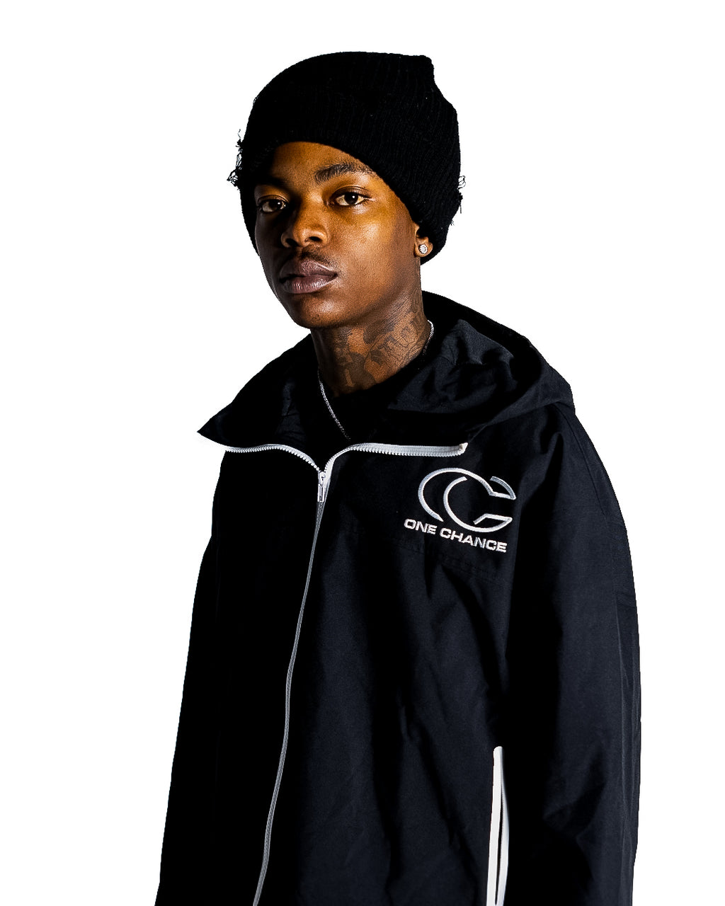 ONE CHANCE RAIN JACKET (BLACK)