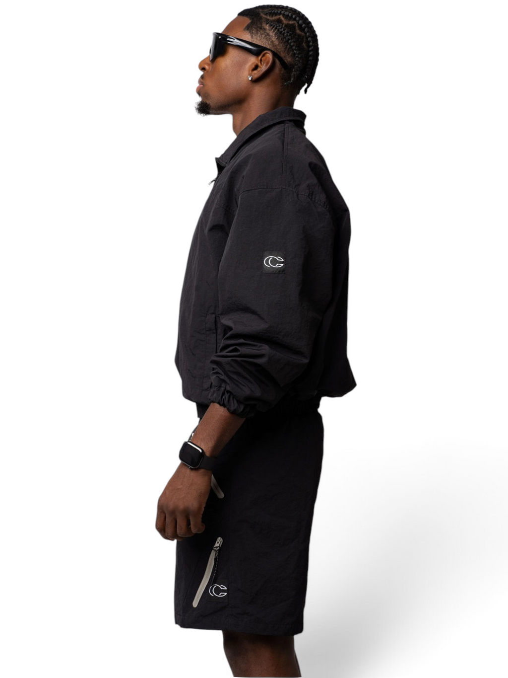 OC Tracksuit Shorts Set (Black)