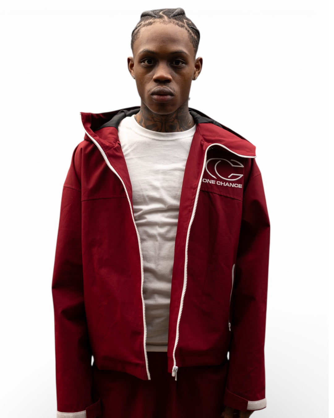 ONE CHANCE RAIN JACKET (MAROON)