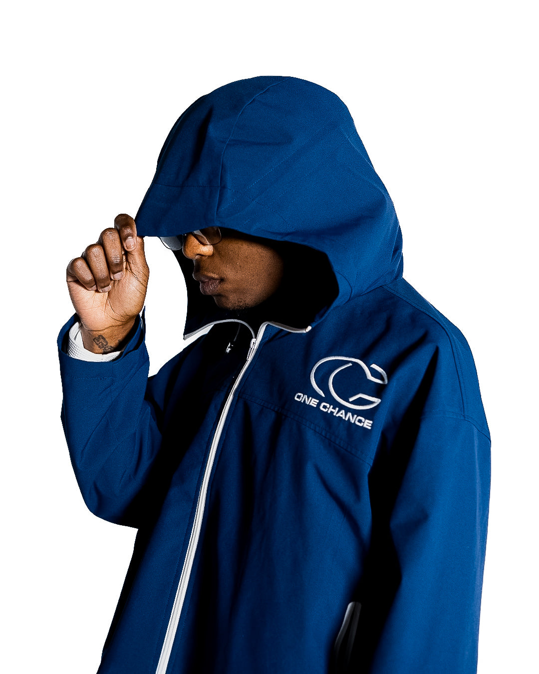 ONE CHANCE RAIN JACKET (NAVY)