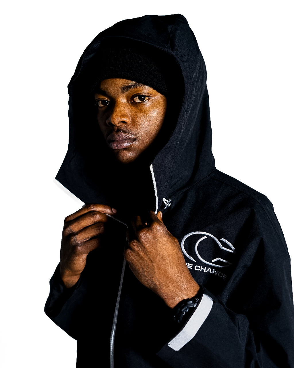 ONE CHANCE RAIN JACKET (BLACK)