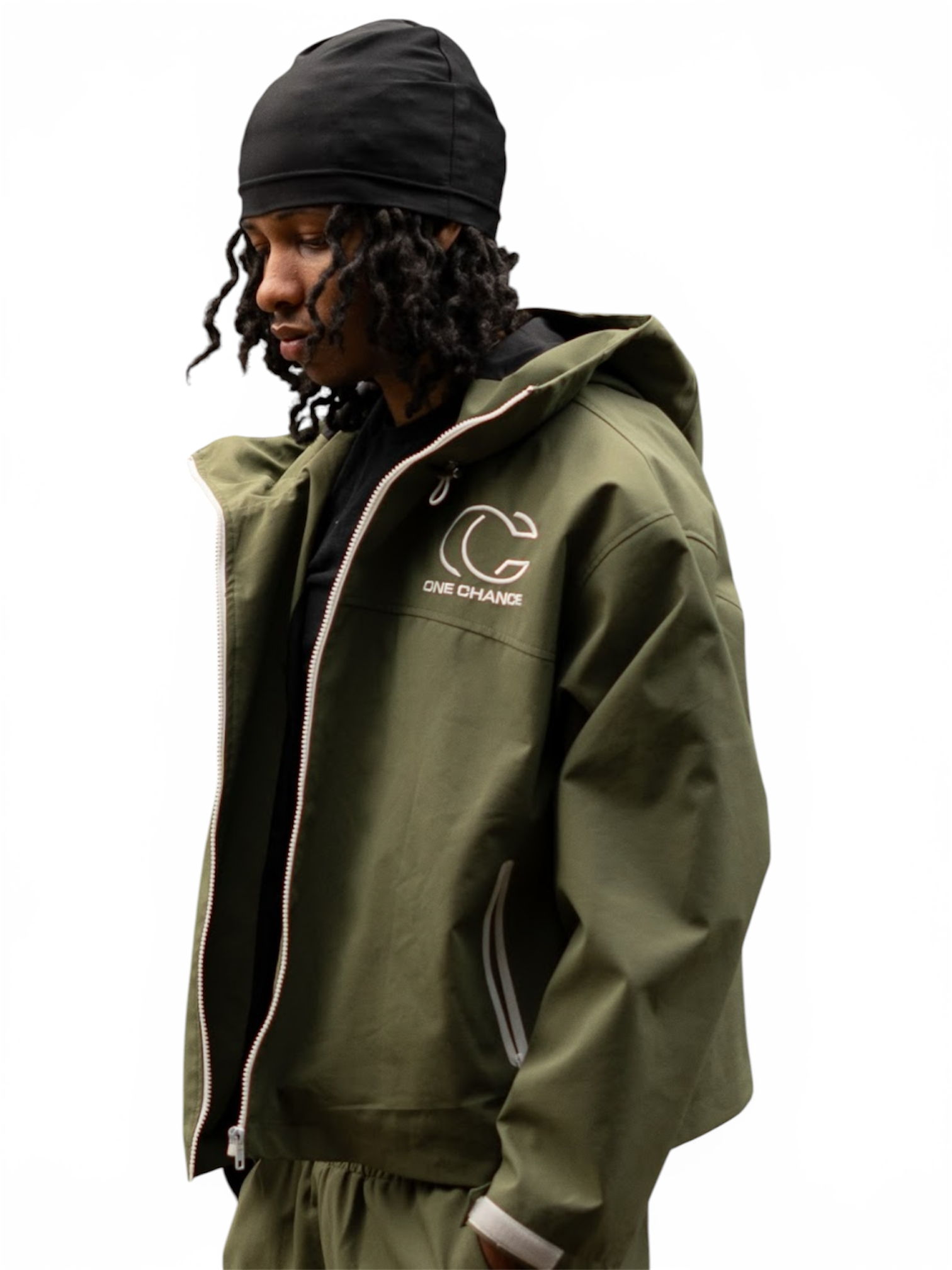 ONE CHANCE RAIN JACKET (OLIVE)