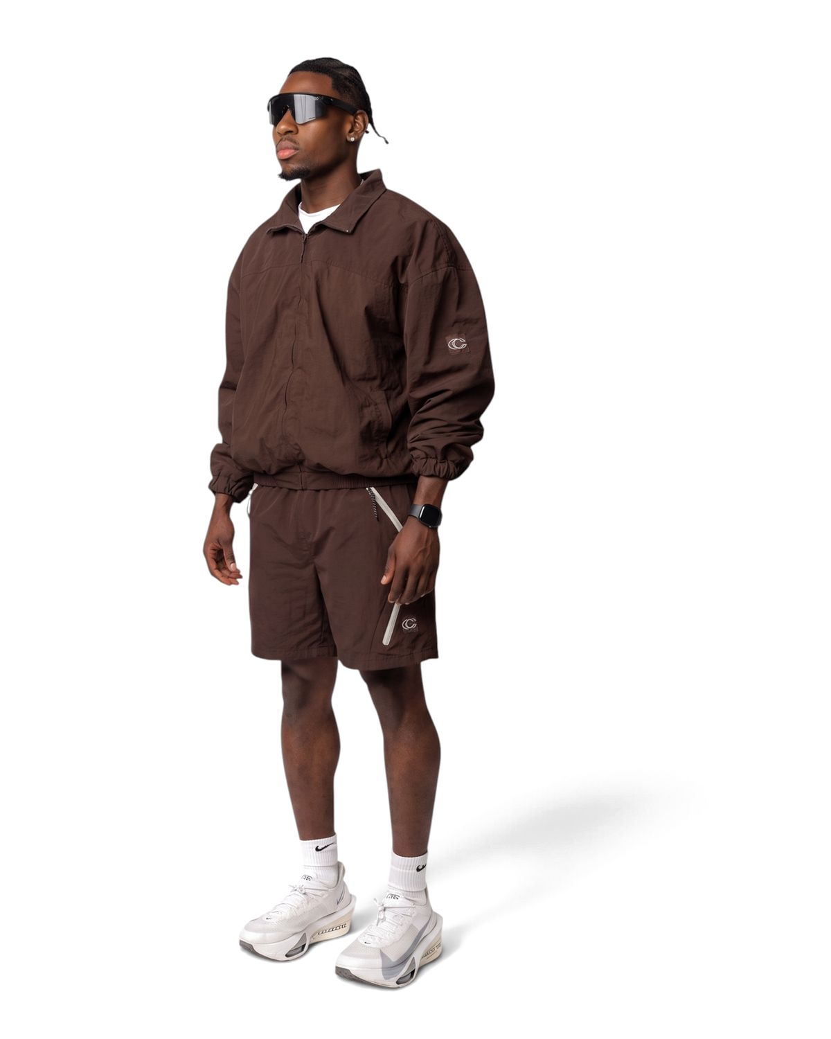 OC Tracksuit Shorts Set (Mocha)