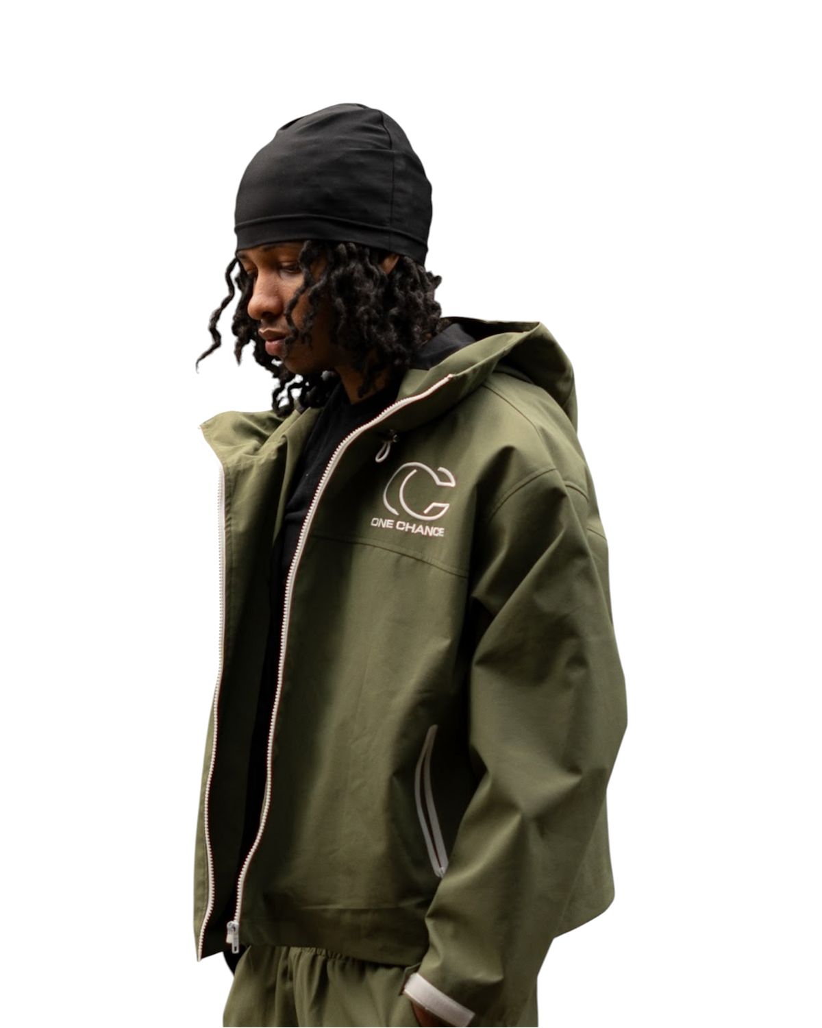 ONE CHANCE RAIN JACKET (OLIVE)
