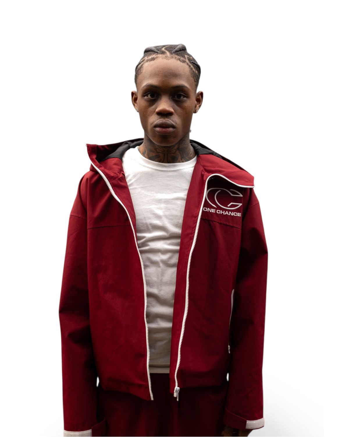 ONE CHANCE RAIN JACKET (MAROON)