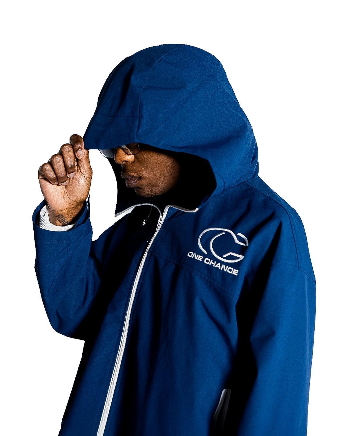 ONE CHANCE RAIN JACKET (NAVY)