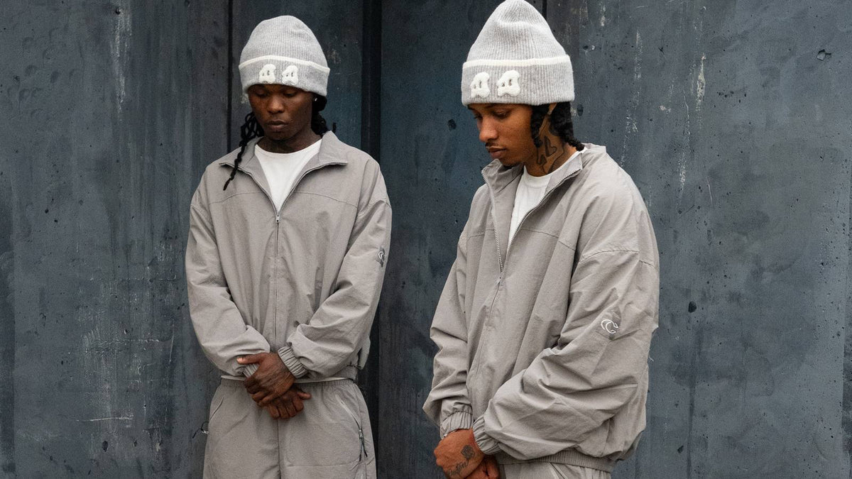 OC grey tracksuit and shorts set — hero